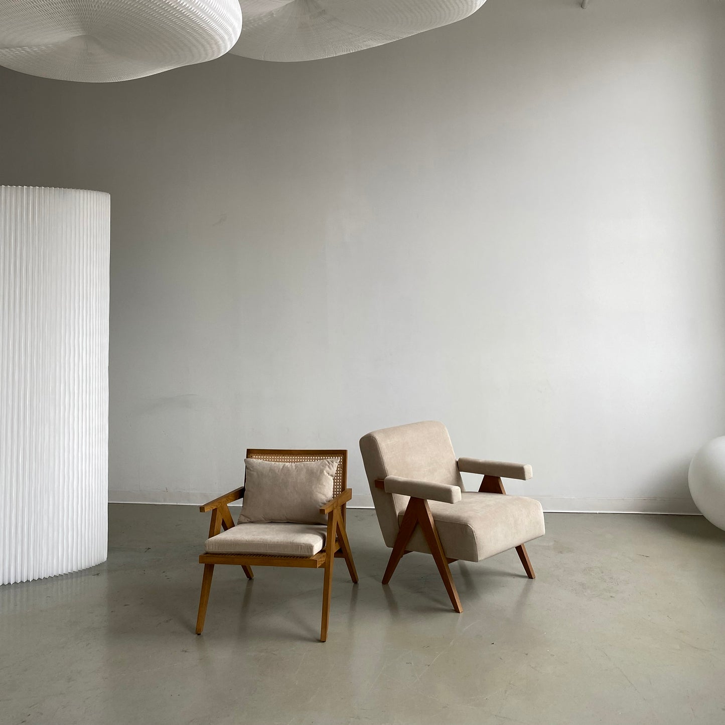 Jeanneret Upholstered Armchair